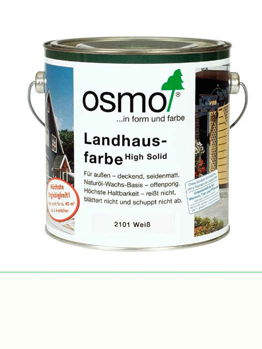 Захисне кольорове не прозоре масло Osmo Landhausfarbe