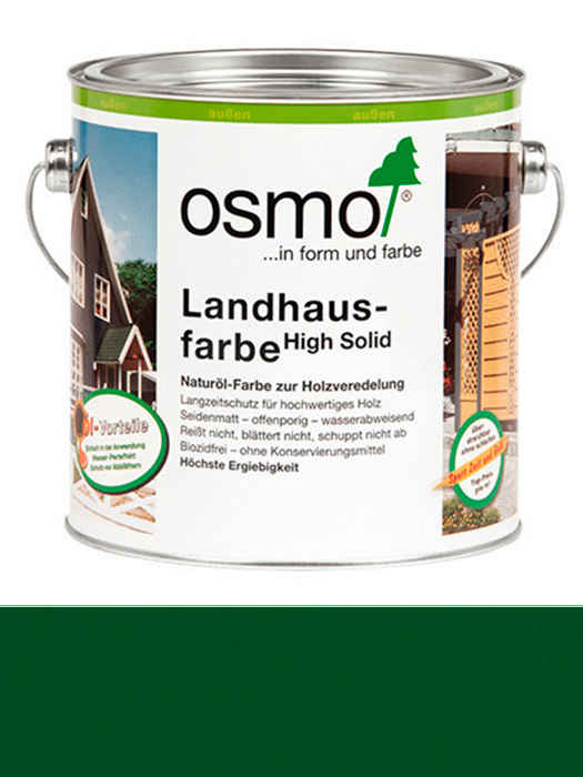 Захисне кольорове не прозоре масло Osmo Landhausfarbe