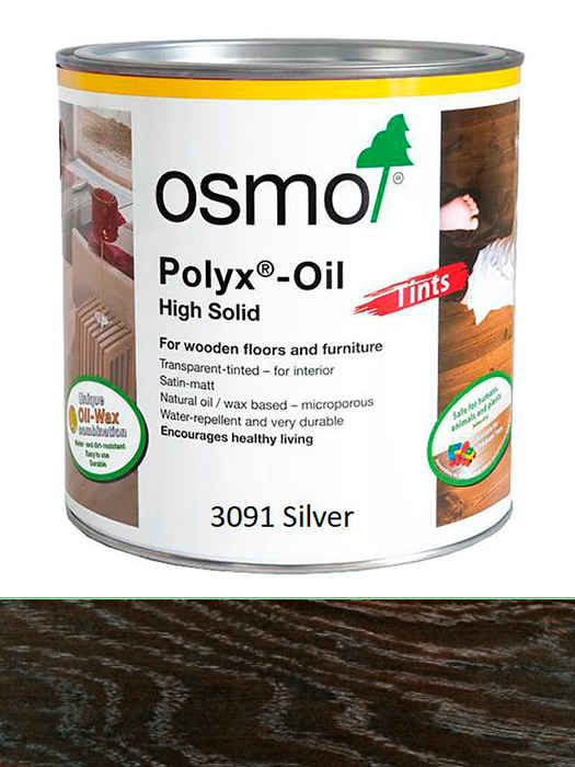 Кольорове масло з твердим воском Osmo Hartwachs-Ol Farbig (Золото і срібло)
