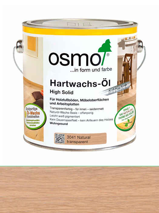 Кольорове масло з твердим воском Osmo Hartwachs-Ol Farbig