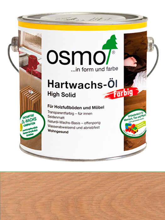 Кольорове масло з твердим воском Osmo Hartwachs-Ol Farbig
