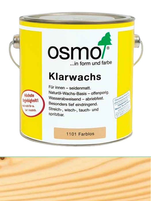 Масло для твердых пород Osmo Klarwachs