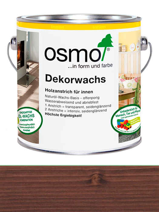 Цветное прозрачное масло Osmo Dekorwachs Transparent