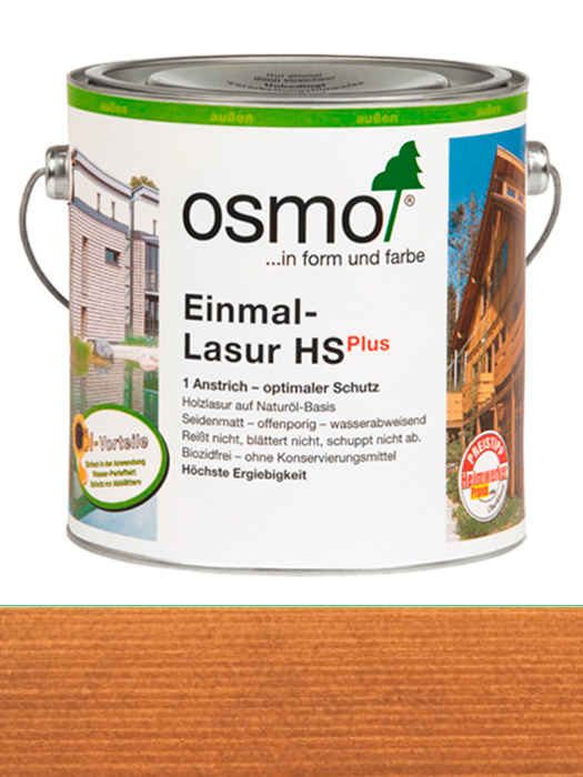 Однослойная лазурь Osmo Einmal-Lasur HS plus