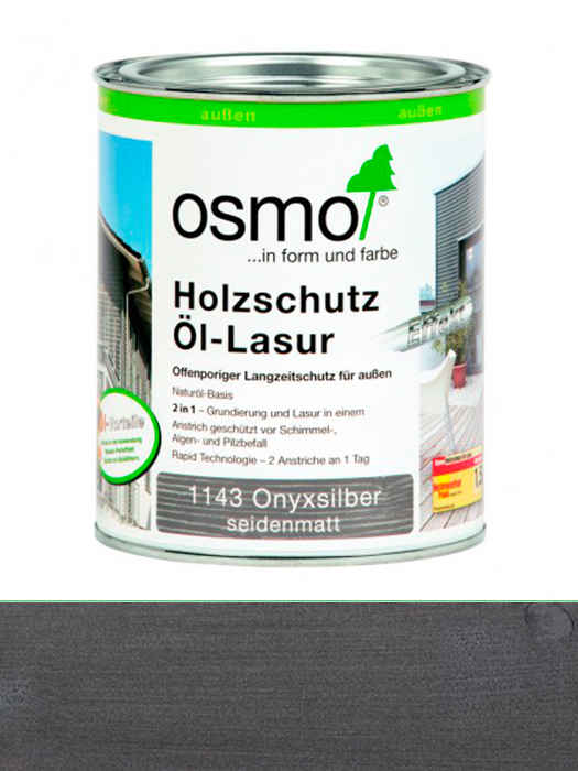 Защитное масло-лазурь с эффектом серебра Osmo Holzschutz-Lasur Effekt