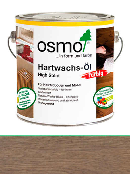 Цветное масло с твердым воском Osmo Hartwachs-Ol Farbig