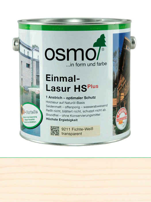 Однослойная лазурь Osmo Einmal-Lasur HS plus