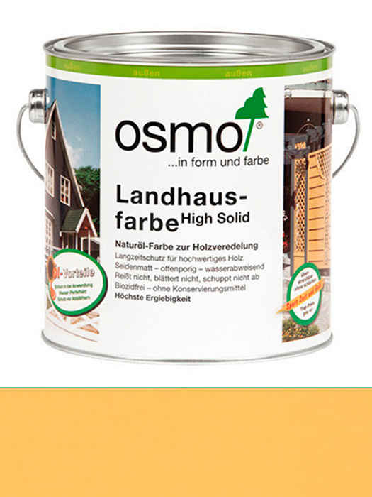Защитное цветное не прозрачное масло Osmo Landhausfarbe