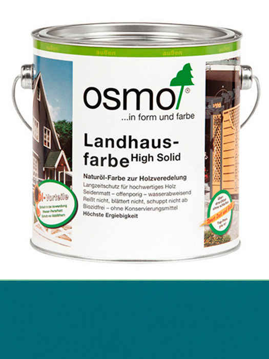 Защитное цветное не прозрачное масло Osmo Landhausfarbe