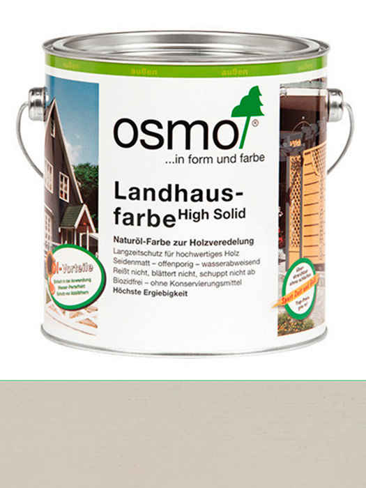 Защитное цветное не прозрачное масло Osmo Landhausfarbe